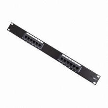 UTP CAT6 12-Port Patch Panel